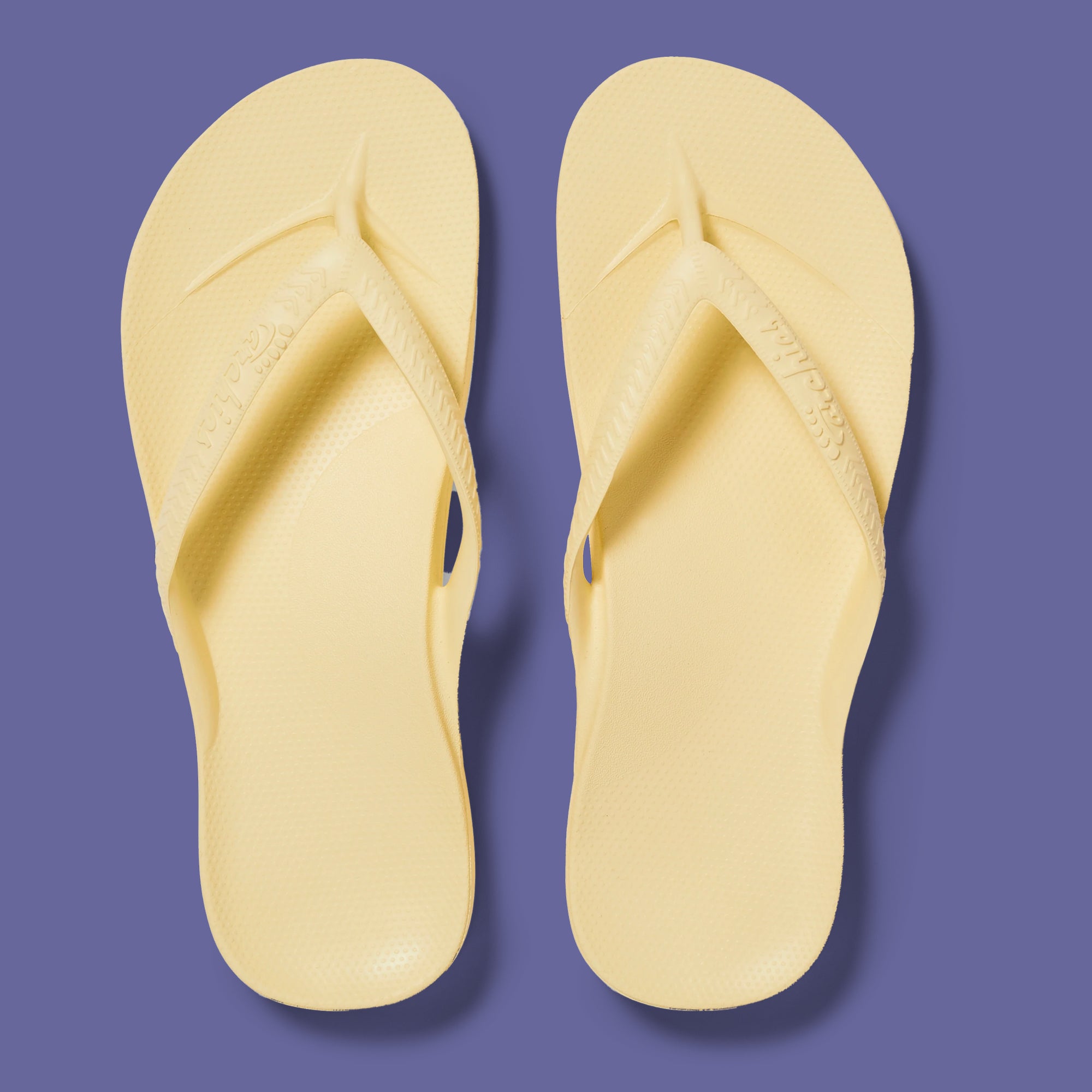 Archies Arch Support Flip Flops Black